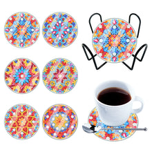 Load image into Gallery viewer, 6PCS Butterfly-Acrylic Waterproof Diamond Coaster
