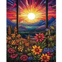 Load image into Gallery viewer, Beautiful Sunrise-Full Round Diamond Painting-40x50cm
