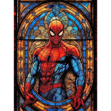 Load image into Gallery viewer, Stained Glass Spiderman-Full Round Diamond Painting-30x40cm
