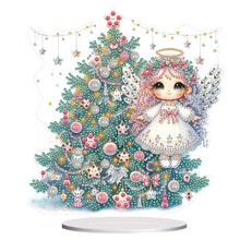 Load image into Gallery viewer, Angel-Single Side Drill-Wooden Diamond Desktop Ornament
