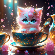 Load image into Gallery viewer, Cat-Full Round Diamond Painting-30x30cm
