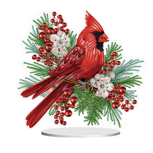 Load image into Gallery viewer, Christmas Cardinal-Single Side Drill-Diamond Desktop Ornament
