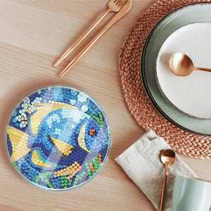 6 Pcs/Set Animal-Acrylic Waterproof Diamond Coaster