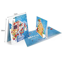 Load image into Gallery viewer, 8PCS/SET 3D CHRISTMAS GREETING CARDS DIAMOND PAINTING
