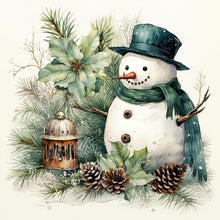 Load image into Gallery viewer, Christmas Gnome-Full Round Diamond Painting-30x30cm
