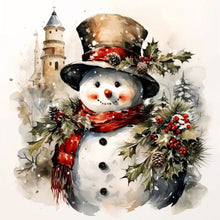 Load image into Gallery viewer, Christmas Gnome-Full Round Diamond Painting-30x30cm
