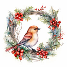Load image into Gallery viewer, Christmas Gnome-Full Round Diamond Painting-30x30cm
