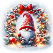 Load image into Gallery viewer, Christmas Gnome-Full Round Diamond Painting-30x30cm
