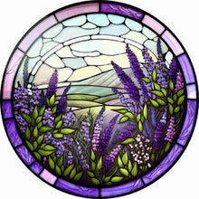 Load image into Gallery viewer, Lavender-Full Round Diamond Painting-30x30cm
