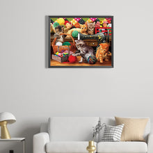 Load image into Gallery viewer, Cat-Full Square Diamond Painting-50x40cm
