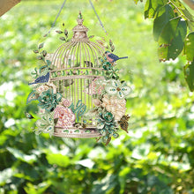 Load image into Gallery viewer, Birdcage-Acrylic Single Side Diamond Pendant
