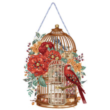 Load image into Gallery viewer, Birdcage-Acrylic Single Side Diamond Pendant
