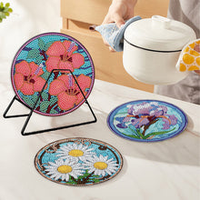 Load image into Gallery viewer, 4Pcs/Set Acrylic Diamond Painted Placemats Tableware Mat
