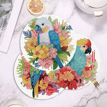Load image into Gallery viewer, 4Pcs/Set Acrylic Diamond Painted Placemats Tableware Mat
