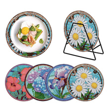 Load image into Gallery viewer, 4Pcs/Set Acrylic Diamond Painted Placemats Tableware Mat
