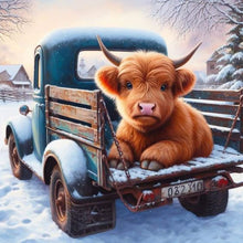 Load image into Gallery viewer, Calf-Full Round Diamond Painting-40x40cm
