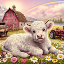 Load image into Gallery viewer, Calf-Full Round Diamond Painting-40x40cm

