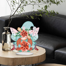 Load image into Gallery viewer, Butterfly Gnome-Single Side Drill-Acrylic Diamond Desktop Ornament

