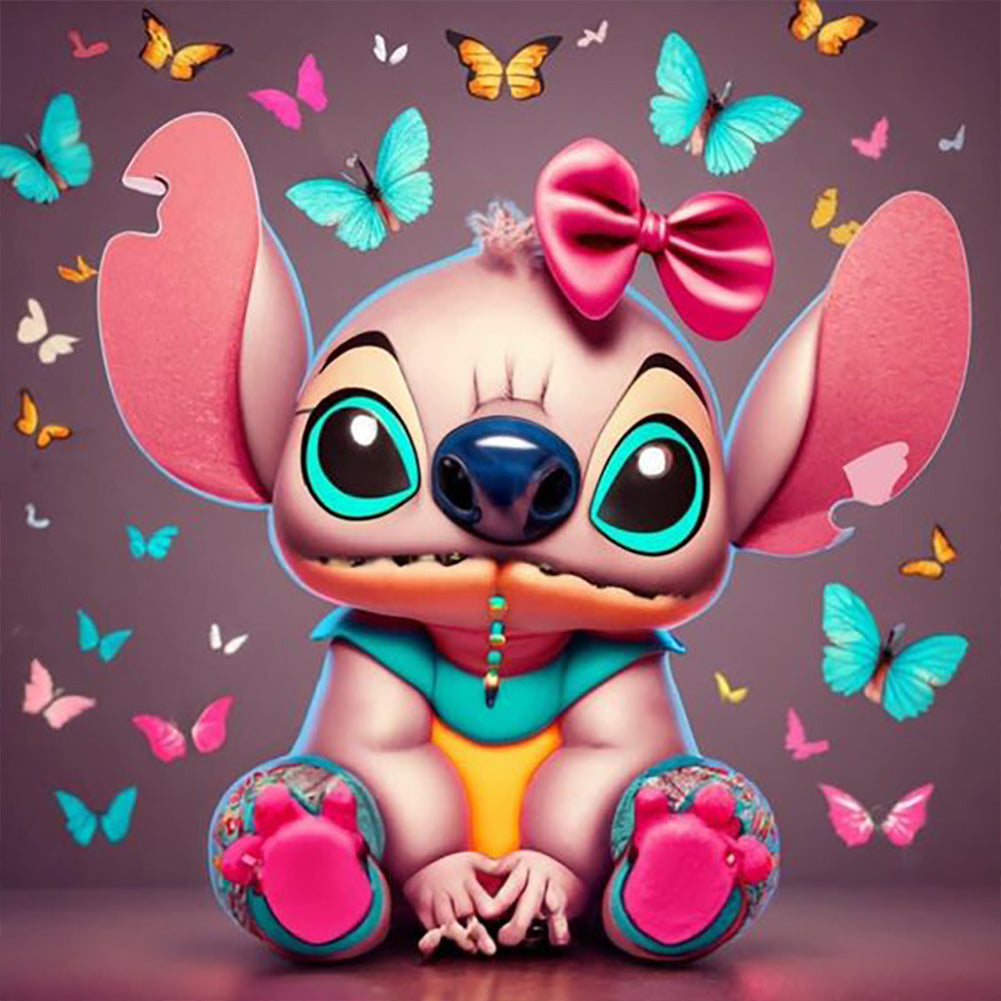 Stitch-Full Round Diamond Painting-30x30cm