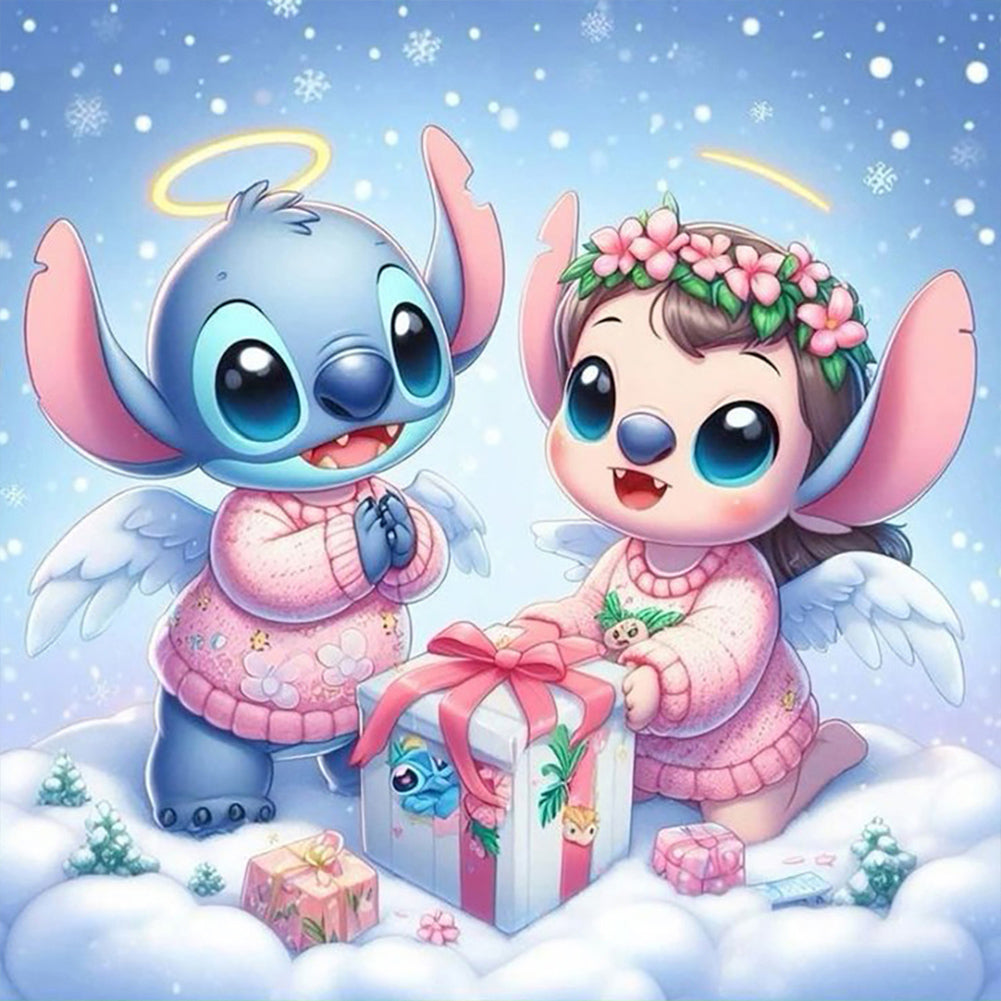 Stitch-Full Round Diamond Painting-30x30cm