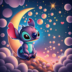 Stitch-Full Round Diamond Painting-30x30cm