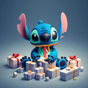 Stitch-Full Round Diamond Painting-30x30cm