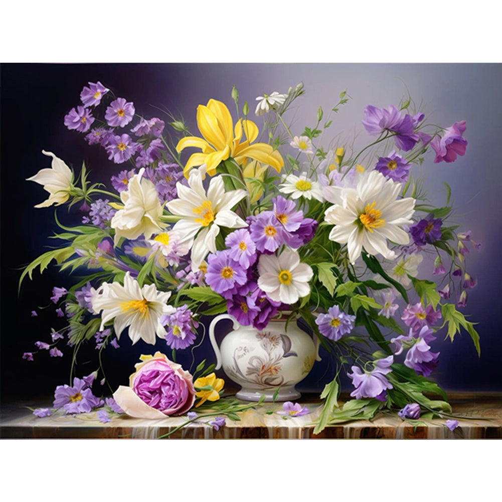 Bouquet-Full Round Diamond Painting-40x30cm