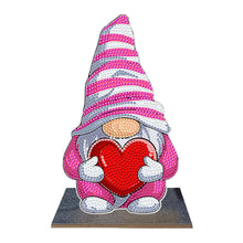 Load image into Gallery viewer, Gnome-Single Side Drill-Wooden Diamond Desktop Ornament
