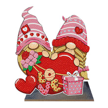 Load image into Gallery viewer, Gnome-Single Side Drill-Wooden Diamond Desktop Ornament
