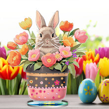 Load image into Gallery viewer, Easter Egg-Single Side Drill-Diamond Desktop Ornament
