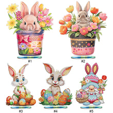 Load image into Gallery viewer, Easter Egg-Single Side Drill-Diamond Desktop Ornament
