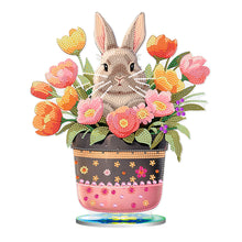 Load image into Gallery viewer, Easter Egg-Single Side Drill-Diamond Desktop Ornament
