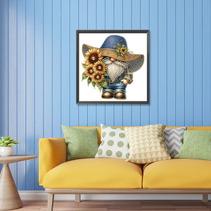 Gnome-Partial Special Diamond Painting-30x30cm