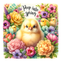 Load image into Gallery viewer, Easter Chick Bunny-Full Round Diamond Painting-30x30cm
