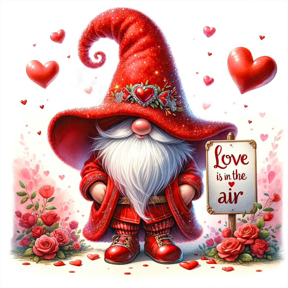 Valentine'S Day Goblin-Full Round Diamond Painting-30x30cm