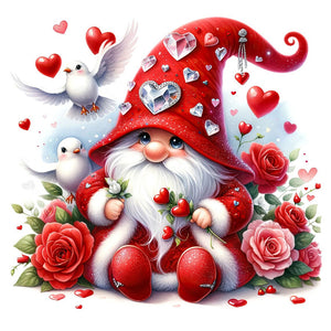 Valentine'S Day Goblin-Full Round Diamond Painting-30x30cm