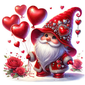 Valentine'S Day Goblin-Full Round Diamond Painting-30x30cm