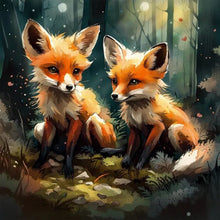 Load image into Gallery viewer, Rabbit Magic-Full Round Diamond Painting-30x30cm
