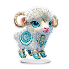 Load image into Gallery viewer, Zodiac Signs-Single Side Drill-Diamond Desktop Ornament
