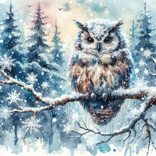 Load image into Gallery viewer, Snow Bunny-Full Round Diamond Painting-30x30cm
