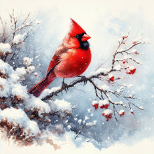 Load image into Gallery viewer, Snow Bunny-Full Round Diamond Painting-30x30cm
