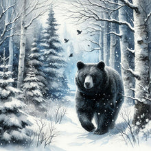 Load image into Gallery viewer, Snow Bunny-Full Round Diamond Painting-30x30cm
