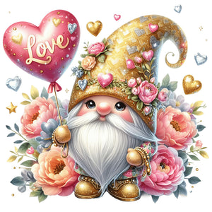Valentine'S Day Goblin-Full Round Diamond Painting-30x30cm