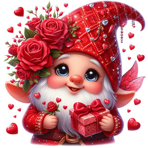 Valentine'S Day Goblin-Full Round Diamond Painting-30x30cm