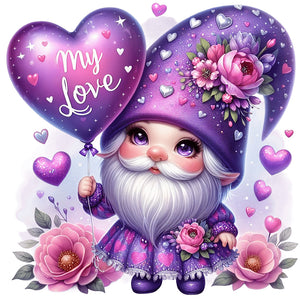 Valentine'S Day Goblin-Full Round Diamond Painting-30x30cm