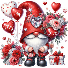 Load image into Gallery viewer, Valentine&#39;S Day Goblin-Full Round Diamond Painting-30x30cm
