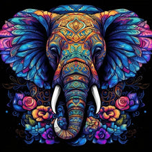 Load image into Gallery viewer, Elephant-Full Round Diamond Painting-30x30cm
