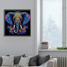Load image into Gallery viewer, Elephant-Full Round Diamond Painting-30x30cm
