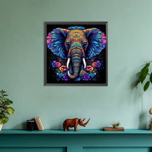 Load image into Gallery viewer, Elephant-Full Round Diamond Painting-30x30cm
