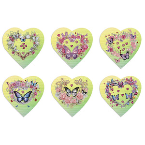 6Pcs/Set Love-Diamond Greeting Cards
